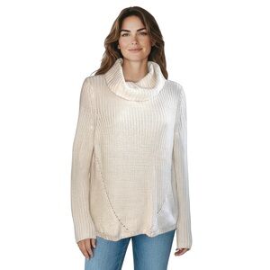 Anthropologie moth high low turtleneck sweater size Xs